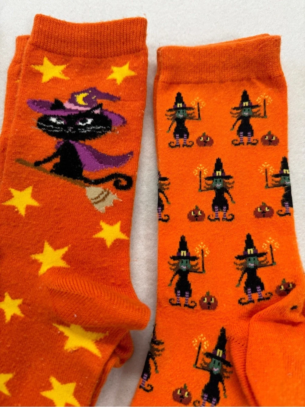 Orange Halloween Crew Socks - 3-Pack